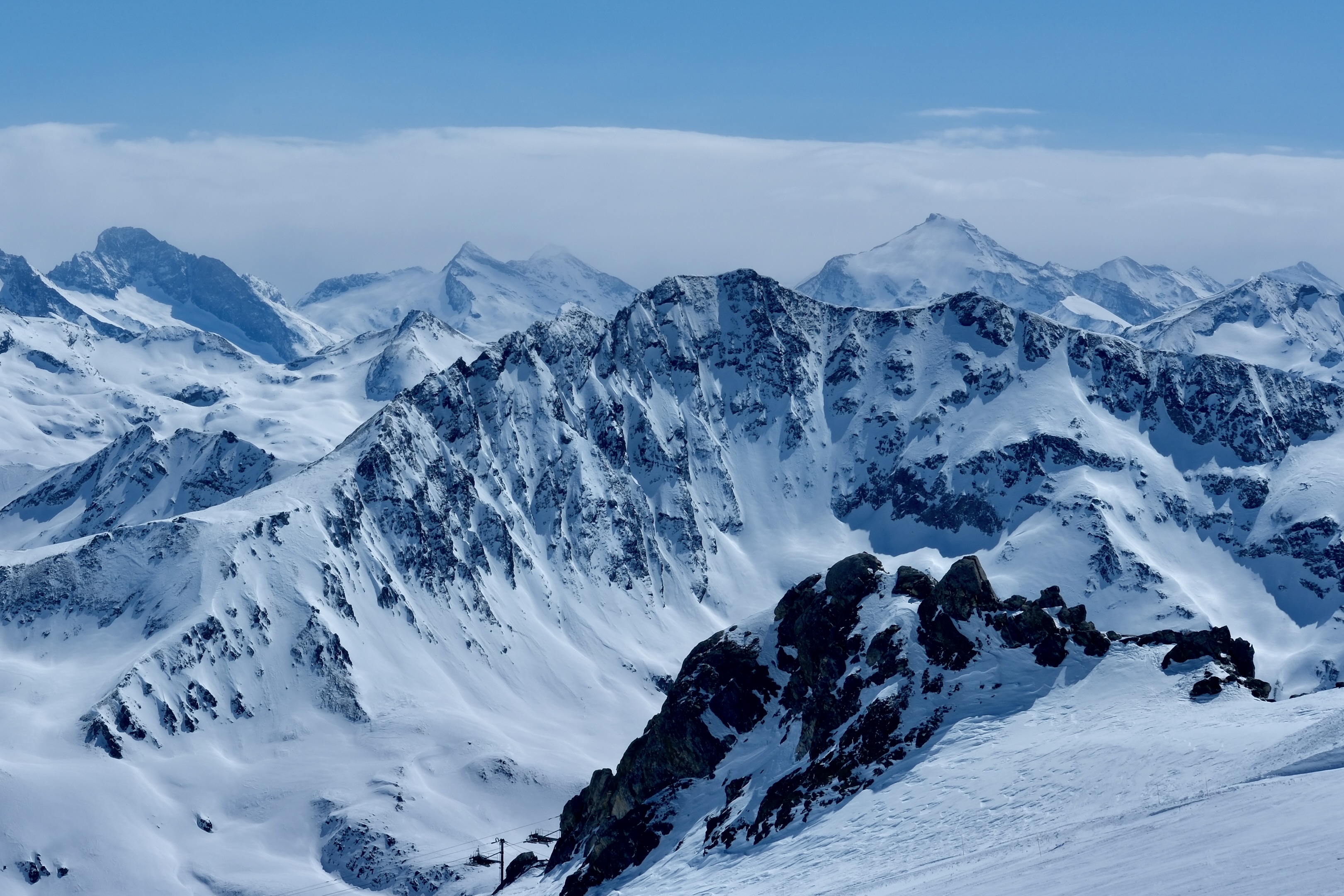 Montagnes bleutées