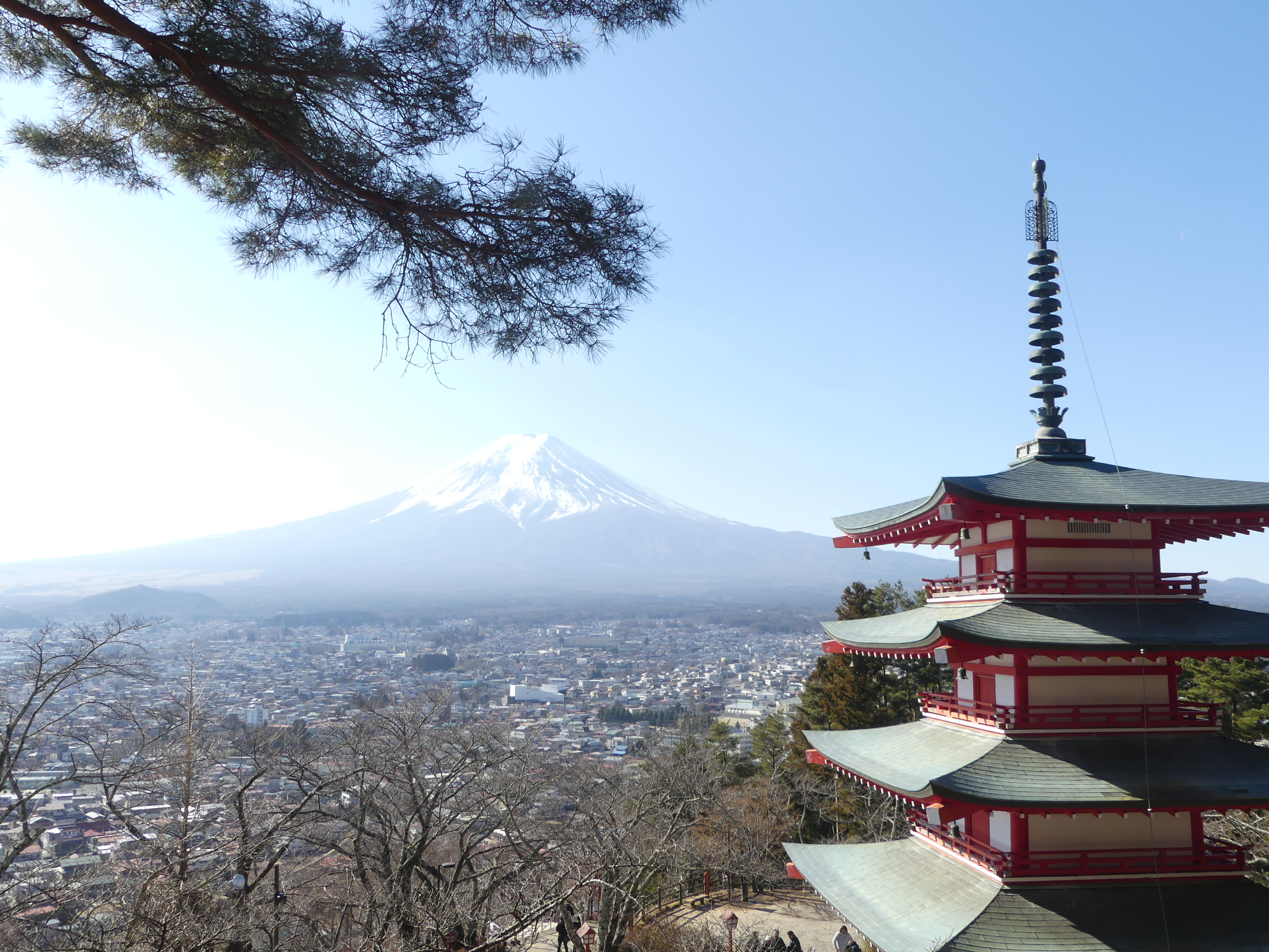 Vue sur le Mont Fuji